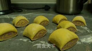 南瓜紫薯馍头的做法步骤:12