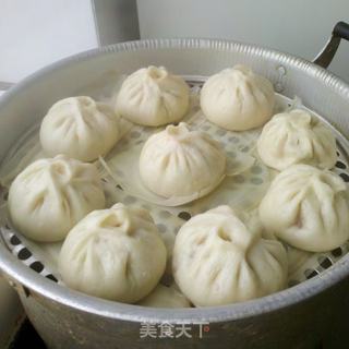 猪肉豇豆包子的做法步骤:10