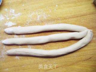 紫薯辫子面包的做法步骤:10