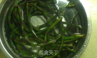 中国结山豆角的做法步骤:4