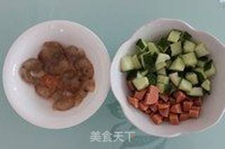 虾仁蛋炒饭的做法步骤:2