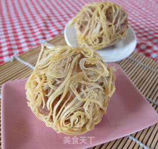 面线的另一种吃法【面线炸蛋】的做法步骤:9