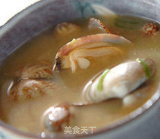 花蛤味噌汤(日式酱汤)的做法步骤:3