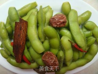 五香毛豆的做法步骤:5