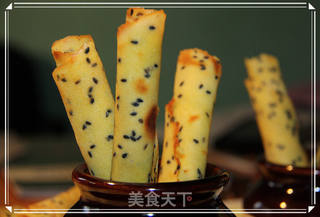 手工脆蛋卷的做法步骤:8