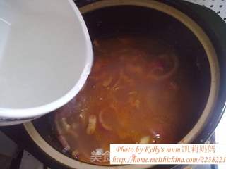 韩式糟虾泡菜锅的做法步骤:4