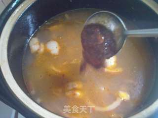韩式糟虾泡菜锅的做法步骤:5
