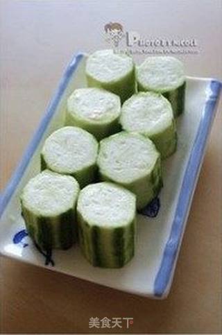 蒜蓉蒸丝瓜的做法步骤:2
