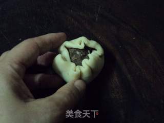 广州街头常见的豆沙饼的做法步骤:12