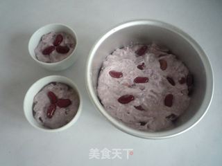 紫薯蜜豆发糕的做法步骤：4