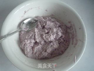 紫薯蜜豆发糕的做法步骤：2