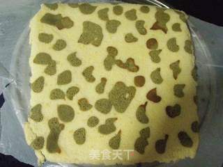 水滴状抹茶蛋糕卷的做法步骤:16