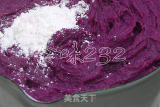 苏式紫薯月饼的做法步骤:4