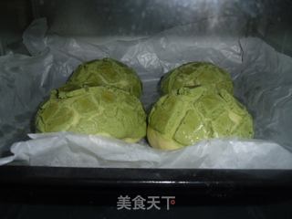 抹茶菠萝包的做法步骤：14