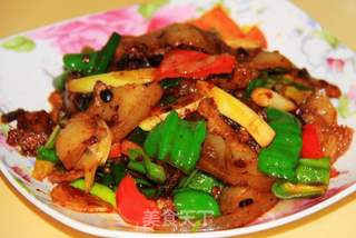 回锅肉的做法步骤:9
