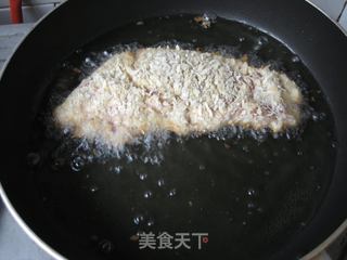 酥香炸猪扒的做法步骤：6