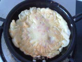 鸡蛋火腿饼的做法步骤:7