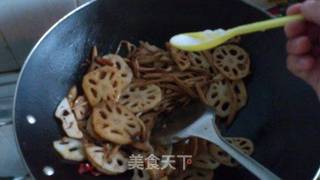 凉拌黄花菜莲藕的做法步骤:14