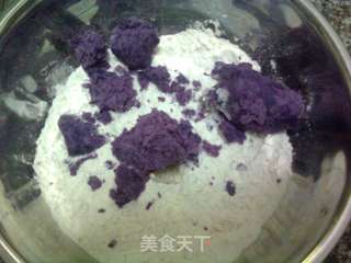 紫薯燕麦小饼的做法步骤:2