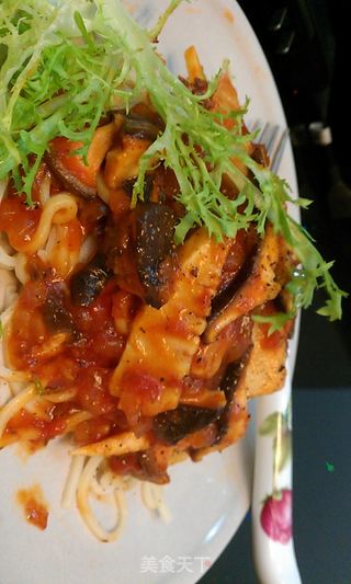 懒人低脂美味-----意大利乌冬面的做法步骤:9