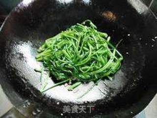 简单家常—肉末空心菜的做法步骤:6