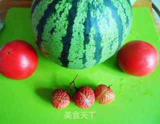 双红荔枝饮的做法步骤：1