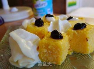 意式美味—奶香玉米糕的做法步骤:9
