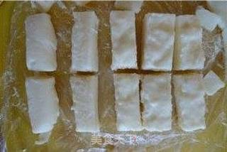 美味下午茶—椰香雪花糕的做法步骤:9