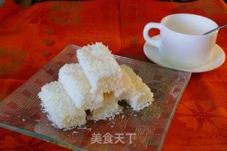 美味下午茶—椰香雪花糕的做法步骤:11