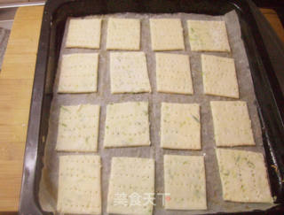 香葱饼干的做法步骤:13