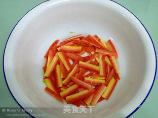 酸甜娃娃菜的做法步骤:6