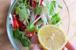 夏天的生猛凉菜——{老虎菜}的做法步骤:6