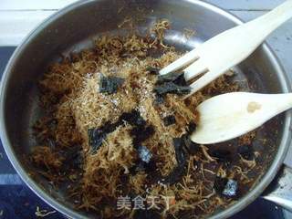 自制海苔芝麻肉松的做法步骤:8