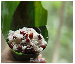 红豆粽子的做法步骤:4