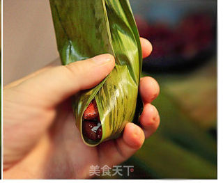 红豆粽子的做法步骤:6