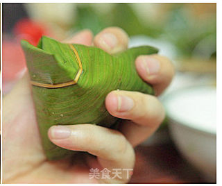 红豆粽子的做法步骤:8