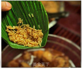 瑶柱酱肉粽的做法步骤:6