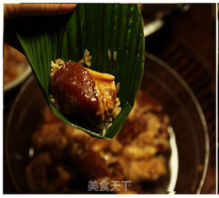 瑶柱酱肉粽的做法步骤:7