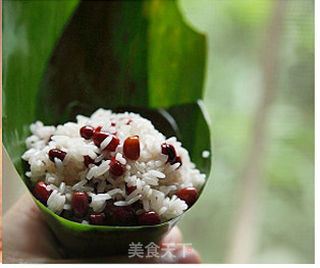 红豆肉粽的做法步骤:7
