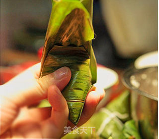 红豆肉粽的做法步骤:9