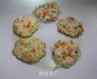 变废为宝之【米饭土豆饼】的做法步骤:8