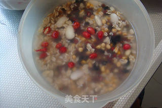 【人参果豆米糊】的做法步骤:4