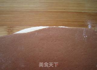 可可迷你花卷的做法步骤:6