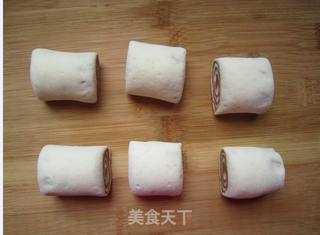 可可迷你花卷的做法步骤:8
