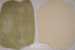 绿茶双色馒头卷的做法步骤:8