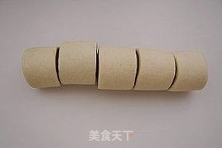 绿茶双色馒头卷的做法步骤:11