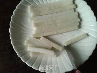 酱烧年糕的做法步骤:4