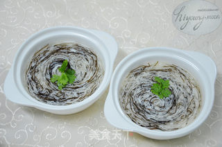 发菜银丝羹的做法步骤:11