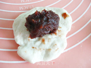 烫面豆沙炸糕的做法步骤:5
