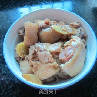 黑豆豉蒸猪蹄的做法步骤：7